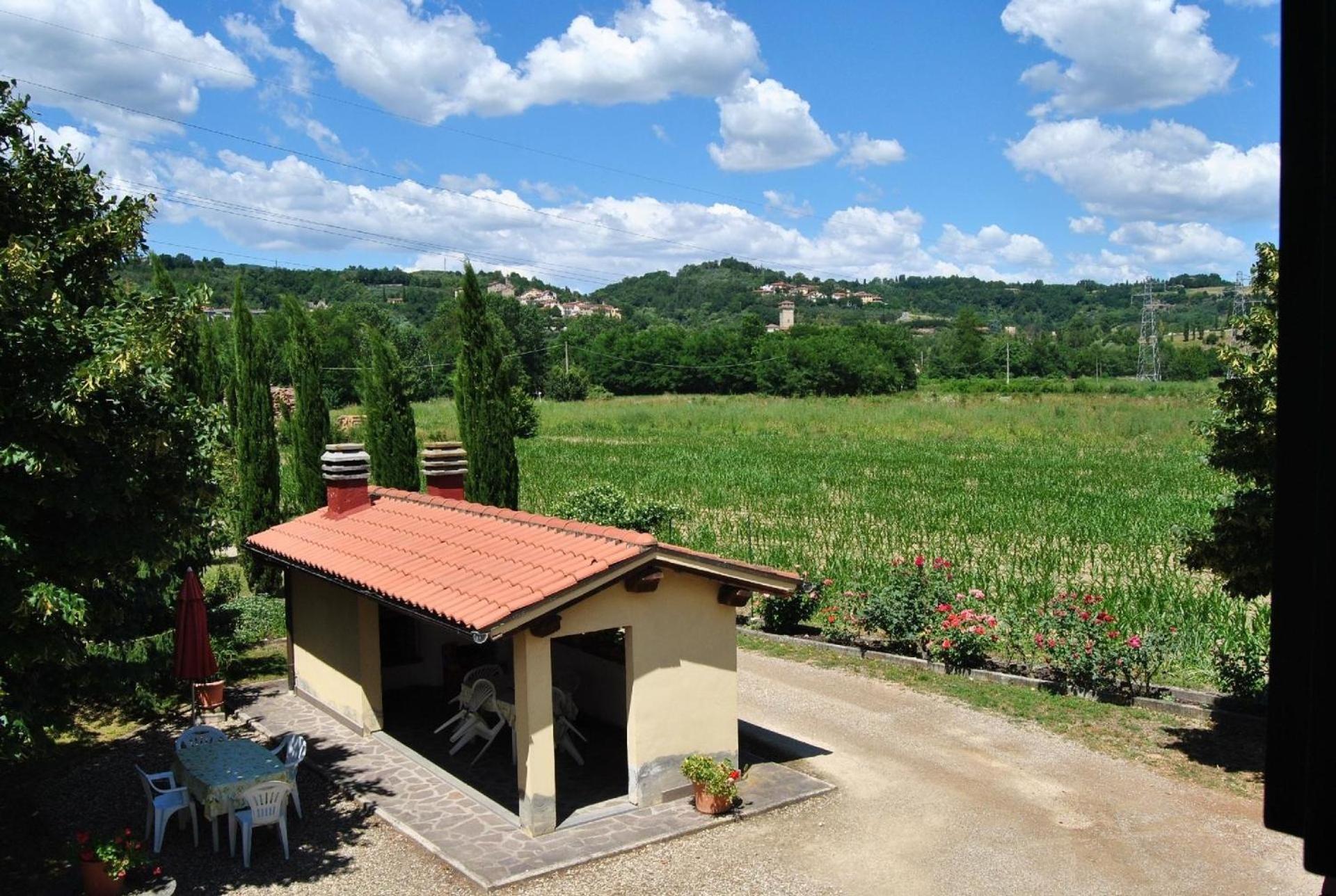 Charmantes Ferienhaus In Piani Della Rugginosa Mit Grossem Garten Reggello Ngoại thất bức ảnh